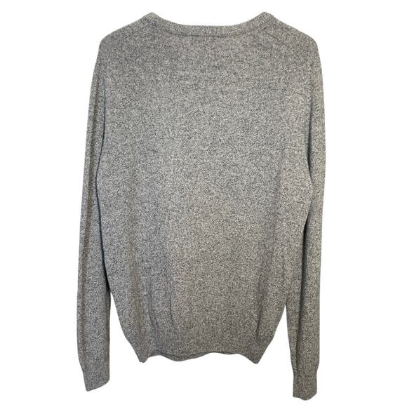 M&S Collection Lambswool Crewneck Sweater Gray Extra Fine Wool XL - Picture 4 of 5